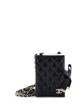 Chanel Cc Book Card Holder With Chain #205798C30B